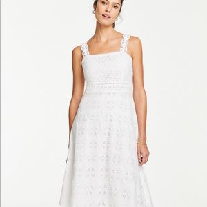 NWT Ann Taylor Eyelet Dress. Retails $179